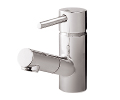 レバー一体型のシンプル水栓（シャワーなし）