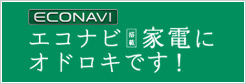 ECO NAVI �V�����ߓd���A�G�R�i�r�ƁB