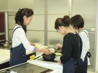 ＩＨクッキングヒーター調理実演