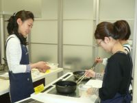 ＩＨクッキングヒーター調理実演