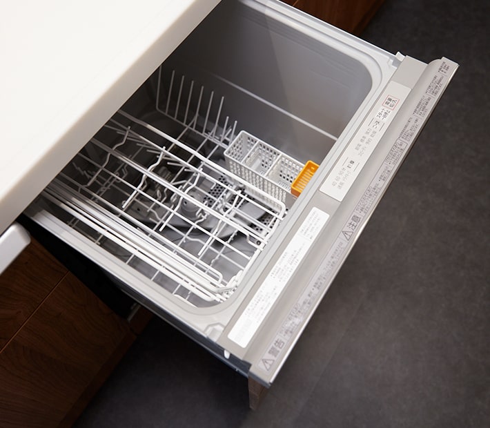 写真：新たに導入した食器洗い乾燥機