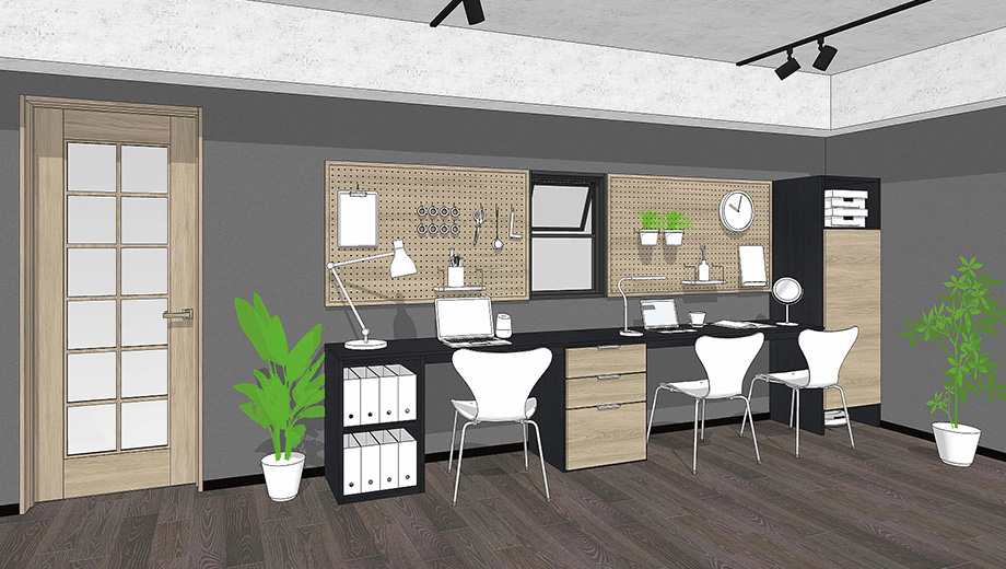 「プラスワンスペース」づくりのアイディアや図面などをご提供