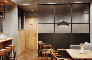 採光間仕切り しきり窓