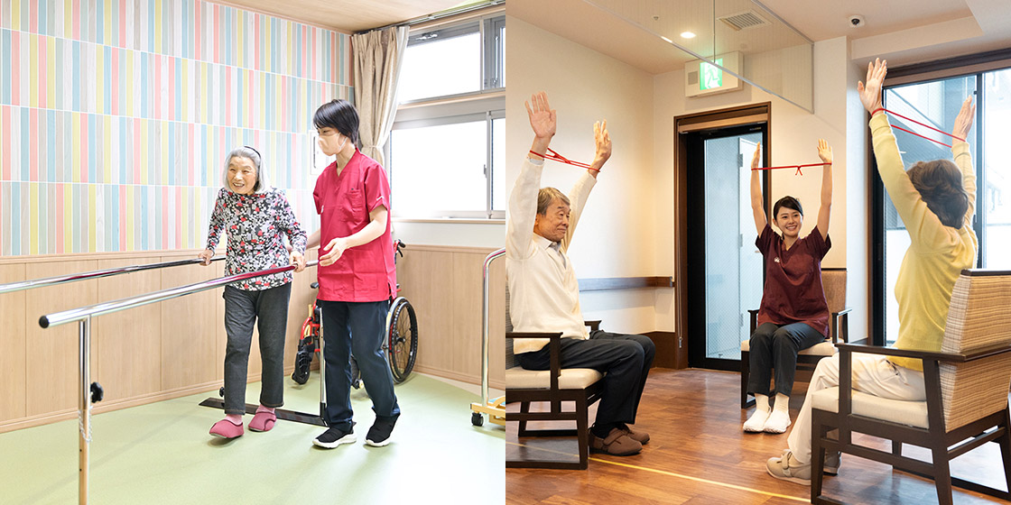 無理なく続けられるリハビリ（個別・集団）