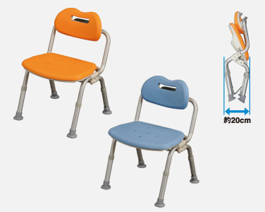 Panasonic パナソニック ユクリア シャワーチェア 椅子 介護 オレンジ