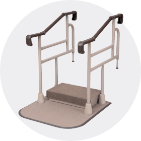 自在手すりツインディ＜玄関用＞