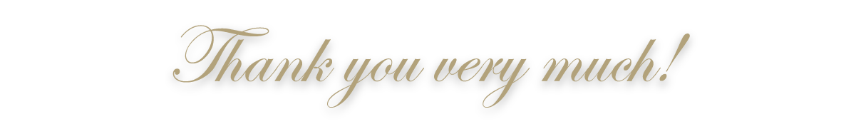 Thank you very much!