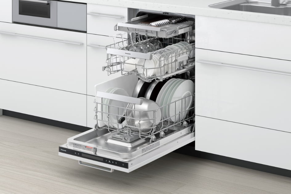 パナソニック ビルトイン食洗機 NP-45EF1WPE フロントオープンタイプ 幅45cm 単品販売用