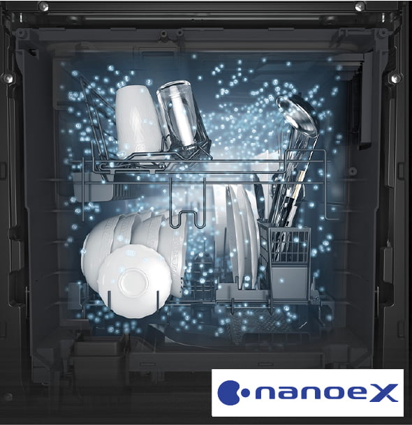ナノイーXで清潔さキープできる食洗機
