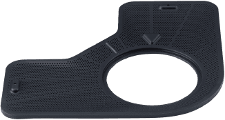 3層構造 残さいフィルター：パンチングフィルター