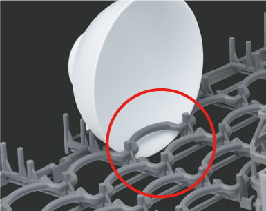 椀をセットした「U型ピン」のアップ