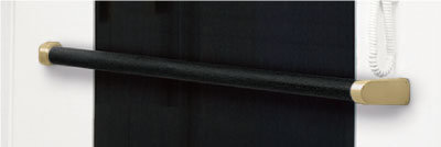 手すりなし／手すり色柄変更　オフブラック色