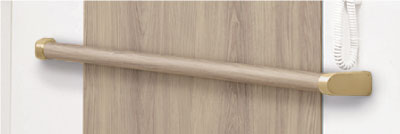 手すりなし／手すり色柄変更　グレージュアッシュ色