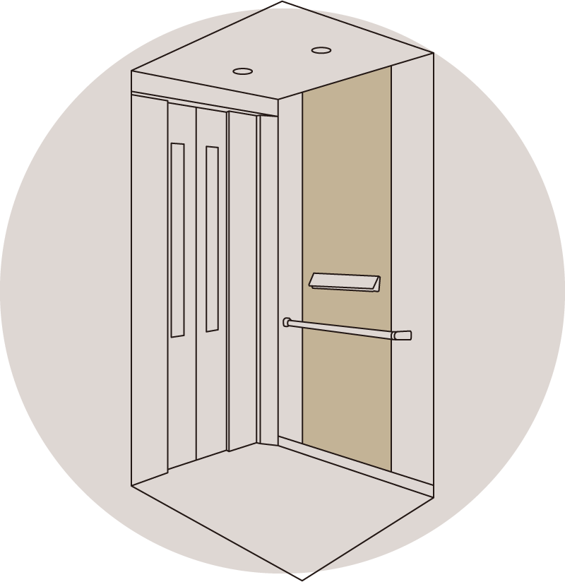 ルーム内アクセントパネル無し仕様