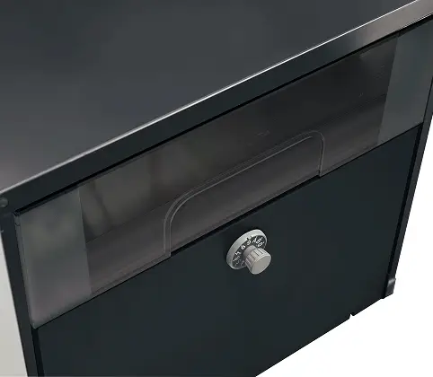 蓋を開けずに投函物を確認※3