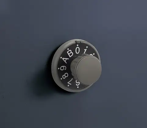 ダイヤル錠で防犯性に配慮※4