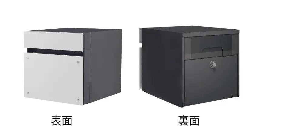 商品形状：表面・裏面