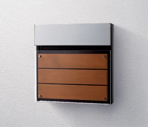 木パネル：チークブラウン色