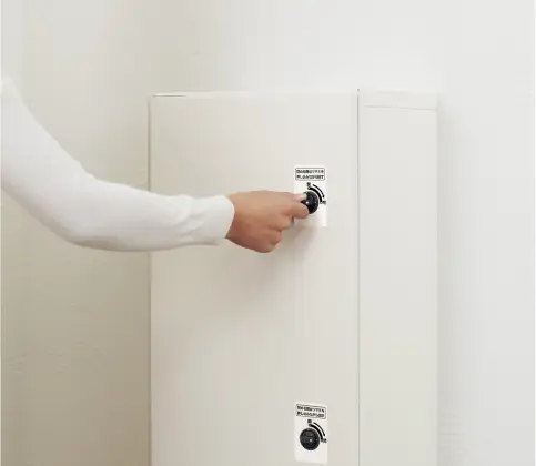 郵便／荷物の取り出し方法①