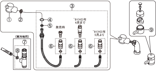 CQ453･483B 分解図