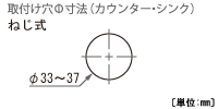 取付け穴寸法