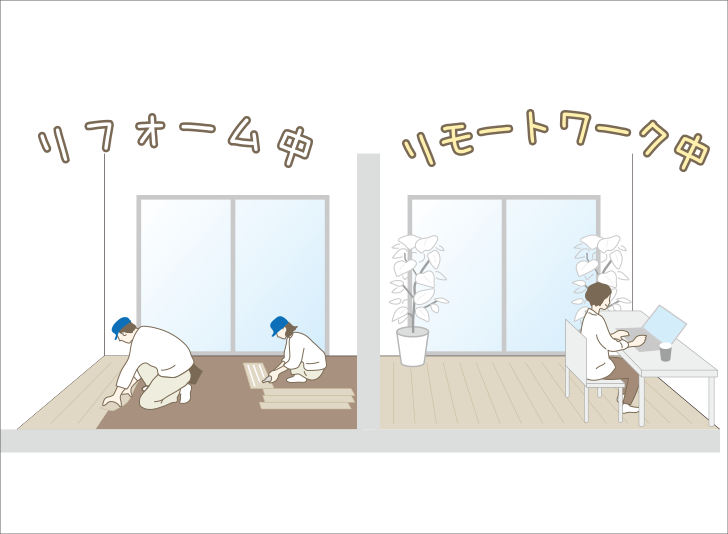 近隣の方に配慮したサイレントリフォームもOK