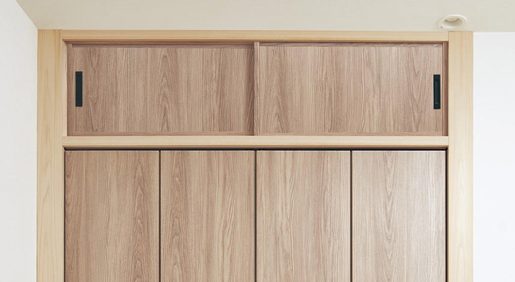 天袋のある押し入れ