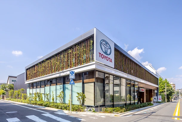 トヨタモビリティ東京 世田谷深沢店　エアリライト施工事例03