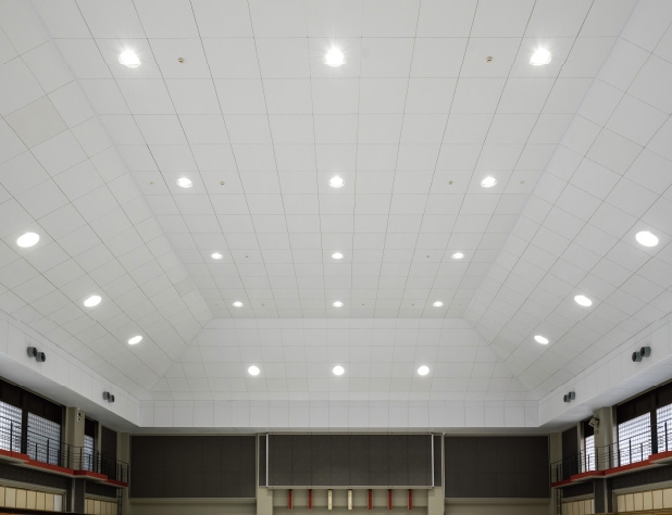 医療施設　地方独立行政法人 広島市立病院機構／体育室　エアリライトスクエアタイプ事例