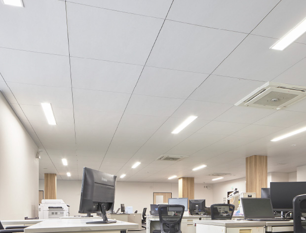 事務所・オフィス　（株）トッパンインフォメディア 福島工場　エアリライトスクエアタイプ事例