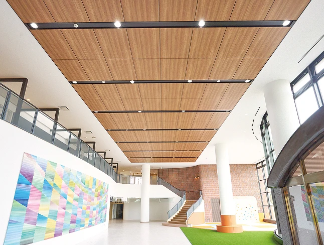 公共施設　浜中町総合文化センター　エアリライト設備ラインタイプ事例