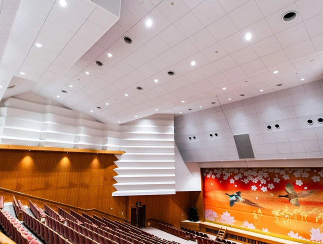 公共施設　甘楽町文化会館　エアリライトスクエアタイプ事例