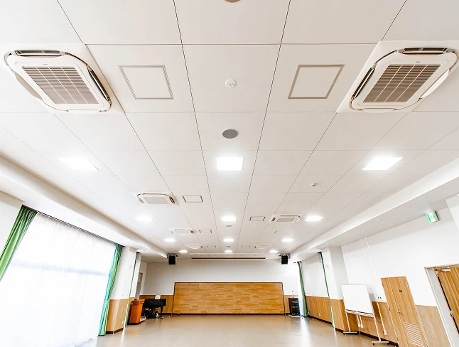 公共施設　加古川市立 野口公民館　エアリライトスクエアタイプ事例