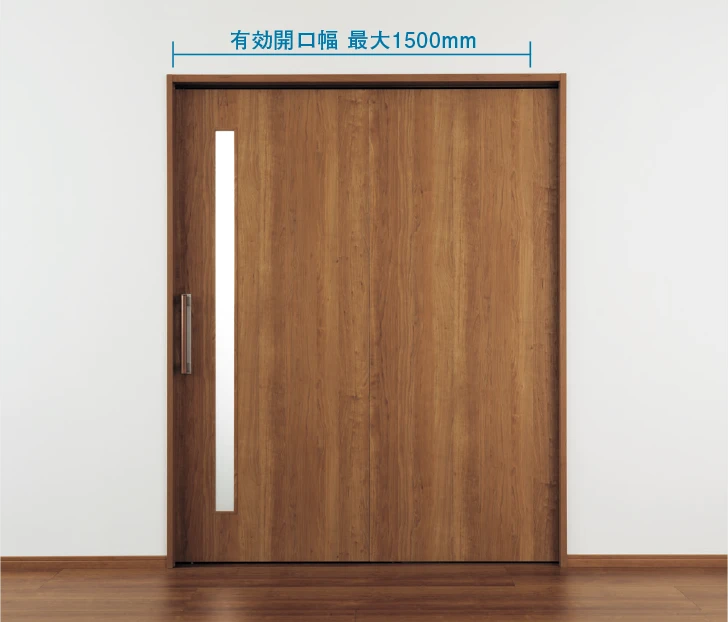 大型幅広上吊り引戸