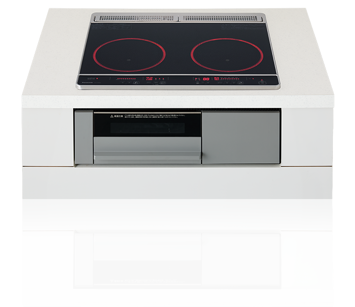 ●u.パナソニック 【KZ-F1W6CL】IHクッキングヒーター 2口IHタイプ 低電気容量 Fシリーズ 鉄・ステンレス対応 ブラック/グレー ビルトインタイプ Fシリーズ【2025年11月25日発売】 | IH