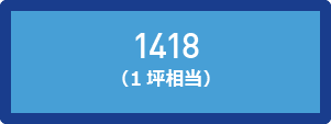 1418（1坪相当）