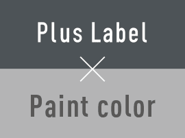 Plus Label x Paint color