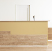 壁にも貼れるので、統一感のある空間に。