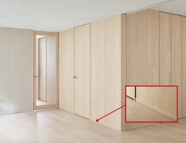 壁面をつなげるベリティスカラー部材が拡充