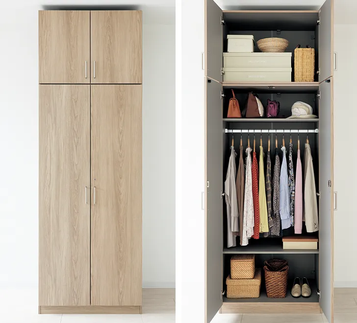 収納：施設・店舗向け 多用途収納ワードローブ