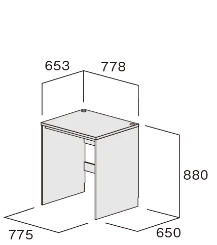ミドルタイプ W775