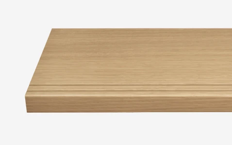 ２本のラインで視覚的にわかりやすい