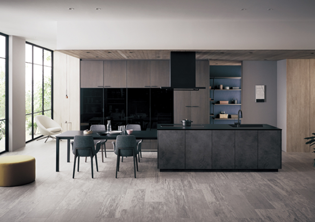 Lクラス　セミフロートアイランド＋テーブルプラン