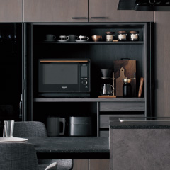 スライドイン家電収納