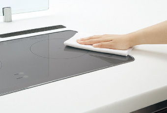 フラットだからお掃除がラク