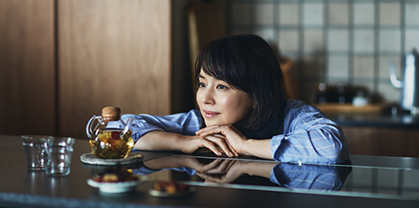 いいくらしが、いい私をつくっていく。　石田ゆり子