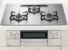 ガラストップ（両面焼きグリル）ガスコンロ（株）パロマ製