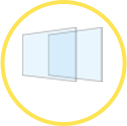 画像：ガラス交換。既存窓のガラスを複層ガラスなどに変換。