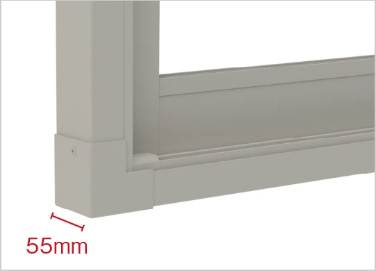 ふかし枠55mm（補強一体）