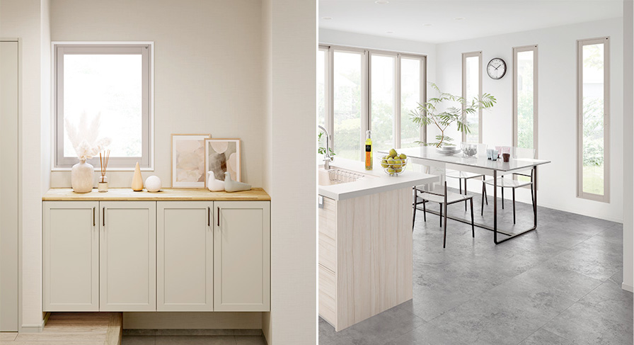 開閉しないタイプの内窓